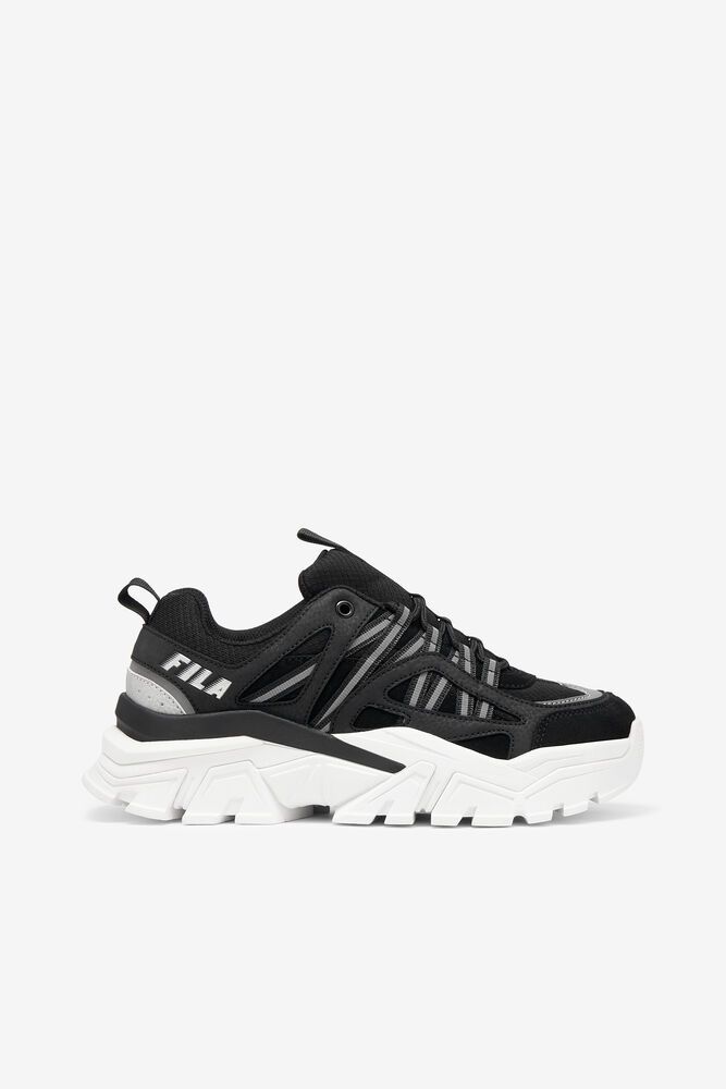 Fila Sneakers Womens Black/White - Vitalize - Philippines 2395047-VQ